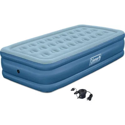 Coleman Supportrest Plus Twin Airbed In Blue