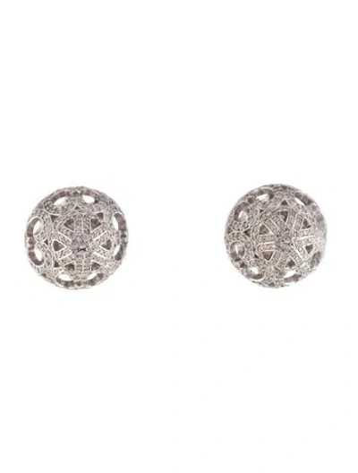 Pre-owned Colette 18k 1.75ctw Diamond Ball Stud Earrings In Multi