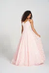 Colette By Daphne Colette Cl12204 Long Formal Prom Dress In Pink