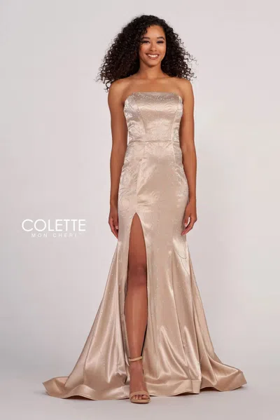 Colette By Daphne Colette Cl2045 Prom Fitted Formal Mermaid Long Dress In Red