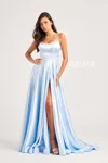 Colette By Daphne Colette Cl5283 Formal Long Prom Dress In Blue