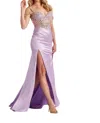 Colette By Daphne Elegant Prom Dress In Lilac In Purple