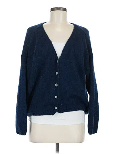 Pre-owned Colette Cardigan Sweater In Blue