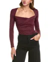 Colette Rose Blouse In Burgundy