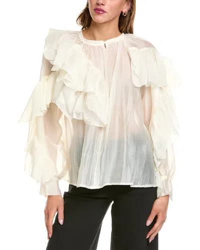 Colette Rose Blouse In White