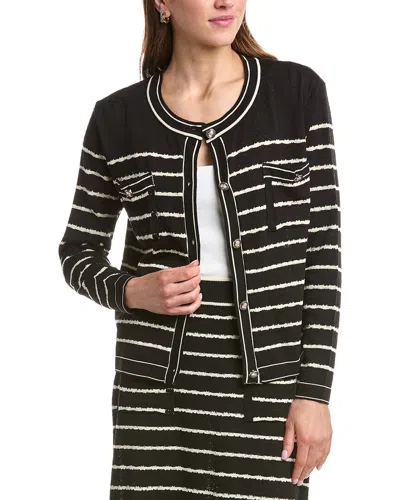 Colette Rose Cardigan In Black