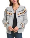 Colette Rose Cardigan In Brown