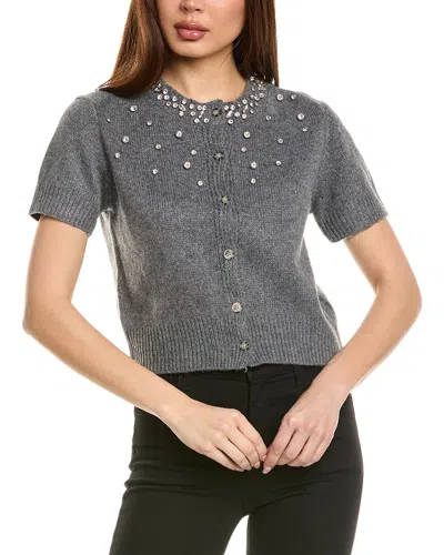 Colette Rose Cardigan In Grey