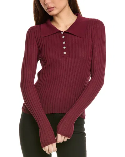 Colette Rose Cardigan In Red