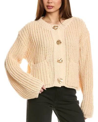 Colette Rose Cardigan In White