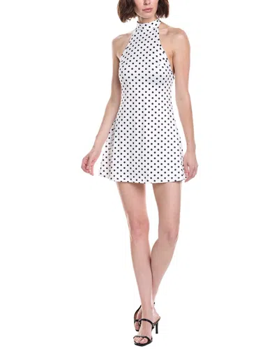 Colette Rose Dot Mini Dress In White