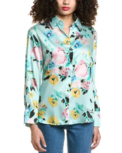Colette Rose Floral Shirt In Blue