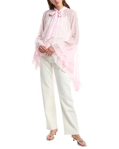 Colette Rose High-low Top In Pink