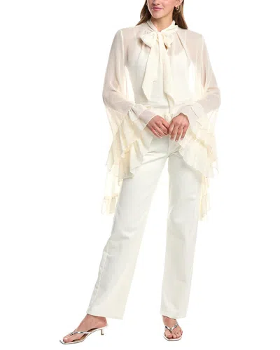 Colette Rose High-low Top In White