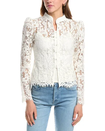 Colette Rose Lace Top In White