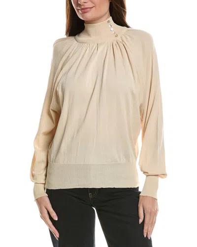 Colette Rose Long Sleeve Top In Neutral