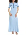 Colette Rose Maxi Dress In Blue