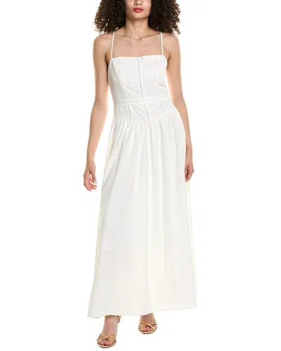 Colette Rose Maxi Dress In White