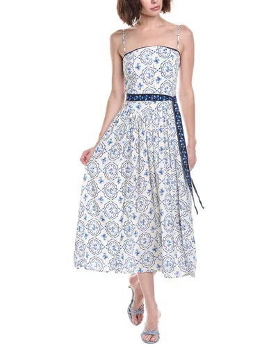Colette Rose Midi Dress In Blue