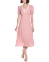 Colette Rose Midi Dress In Pink
