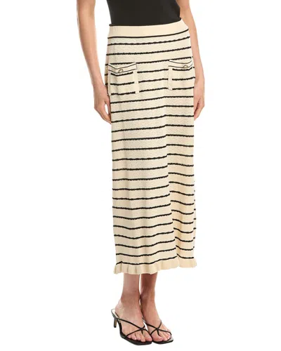 Colette Rose Midi Skirt In Neutral