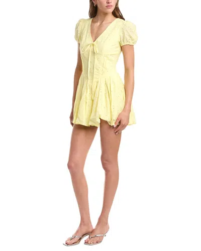 Colette Rose Mini Dress In Yellow