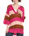 Colette Rose Polo Sweater In Multi