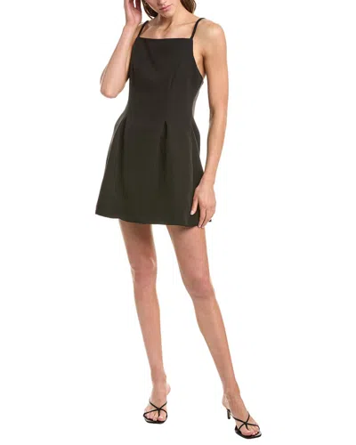 Colette Rose Sleeveless Mini Dress In Black