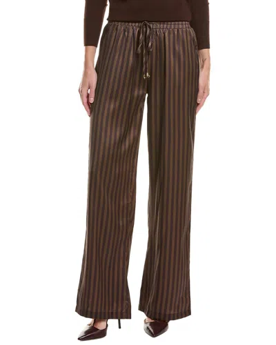 Colette Rose Stripe Pant In Brown