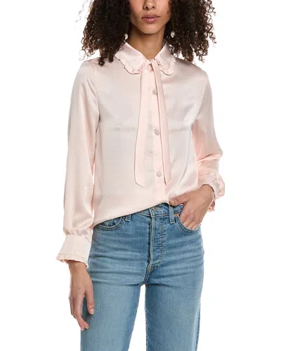 Colette Rose Textured Blouse In Pink