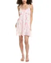 Colette Rose Tiered Chiffon Mini Dress