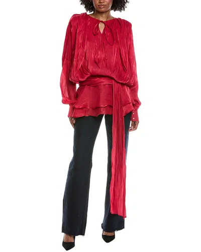 Colette Rose Top In Burgundy