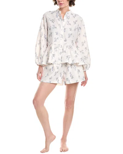 Colette Rose Woven Shirt In White