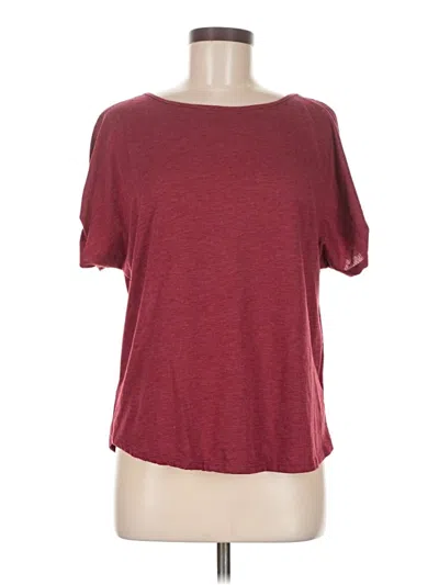 Pre-owned Colette Short Sleeve T-shirt In Burgundy