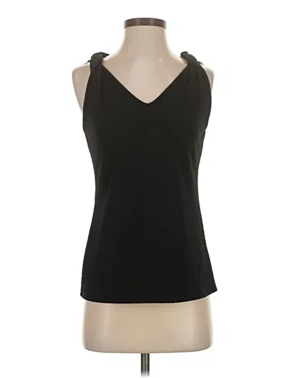 Pre-owned Colette Tank Top Black Halter Neckline Tops