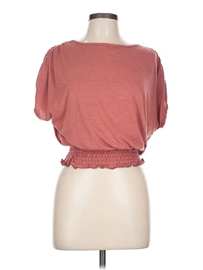 Pre-owned Colette Tube Top Red Strapless Neckline Tops
