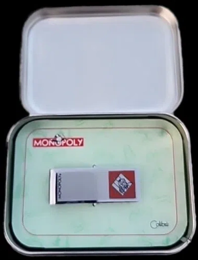 Pre-owned Colibri 4  Monopoly Money Clips "in Jail" Rare Collectible Free Shipping Usa In Silver