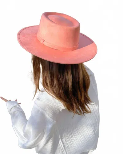 Colibri Santa Fe Hat In Coral In Pink