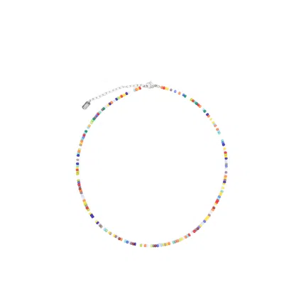 Collanine Colorate Beaded Necklace In Multi