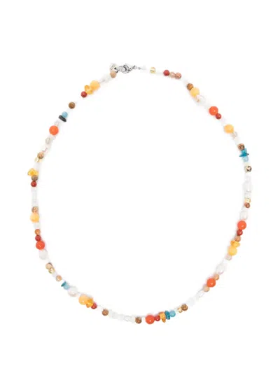 Collanine Colorate Ricordi Beaded Necklace In Multi