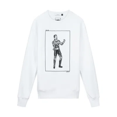 Collect The Label Boxer Sweater White