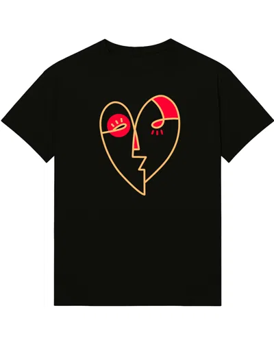Collect The Label Men's Heart T-shirt Black