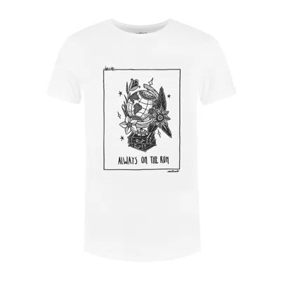 Collect The Label Men's White Always On The Run Tee