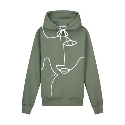 Collect The Label Women's Bowie Hoodie Forest Green
