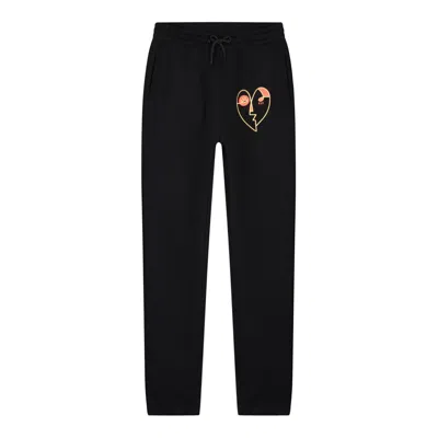 Collect The Label Women's Heart Sweatpants Black