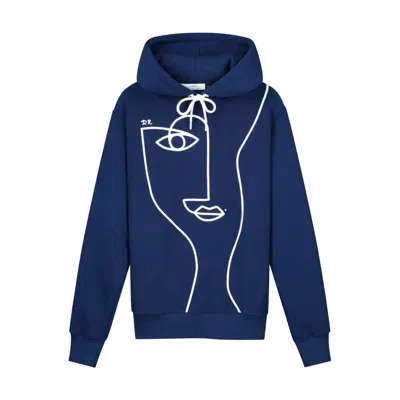 Collect The Label Women's Indigo Hoodie Dark Blue