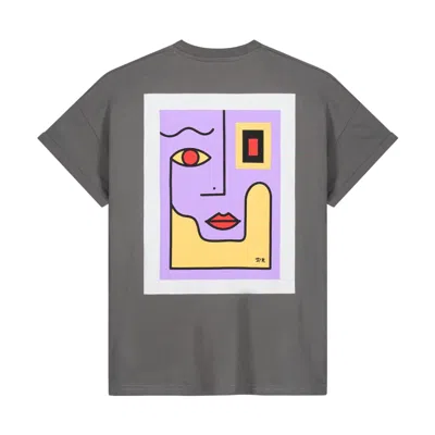 Collect The Label Women's Neo Oversized Tee  Grey
