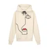 Collect The Label Women's Neutrals Bailey Hoodie Chamois In Beige/red