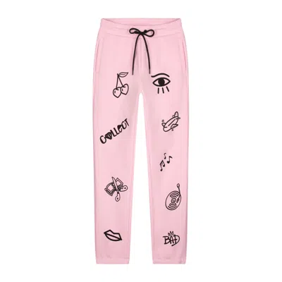 Collect The Label Women's Pink / Purple Funky Sweatpants Pink In Pink/purple