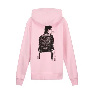 Collect The Label Women's Pink / Purple School Ruined My Life Hoodie Pink In Pink/purple